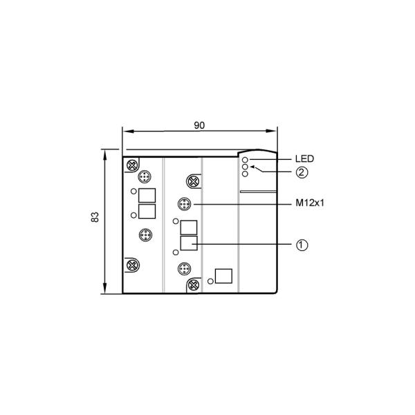 AC2516 IFM - Módulo AS-Interface ifm Entradas analógicas 4AI M12 IP67