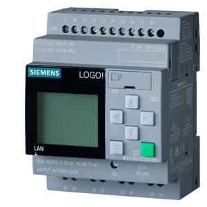 Controlador CLP SIEMENS LOGO 4Vcc 8Di 4Do 6Ed10521Cc080Ba2