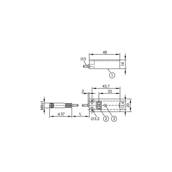 KQ6004 IFM - Sensor Capacitivo IFM Detecção de Líquidos e Sólidos PNP IO-Link 12mm