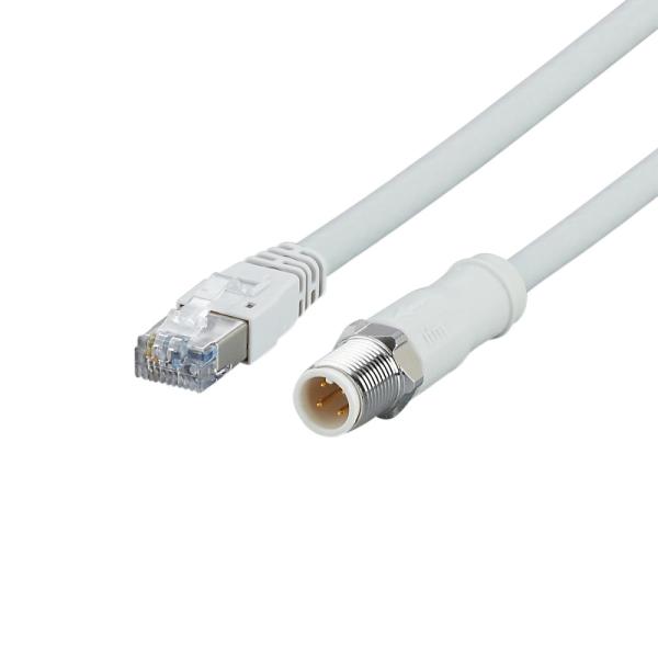 EVF552 IFM - Cabo Ethernet ifm Indústria Alimentícia 5m M12/RJ45 IP69K