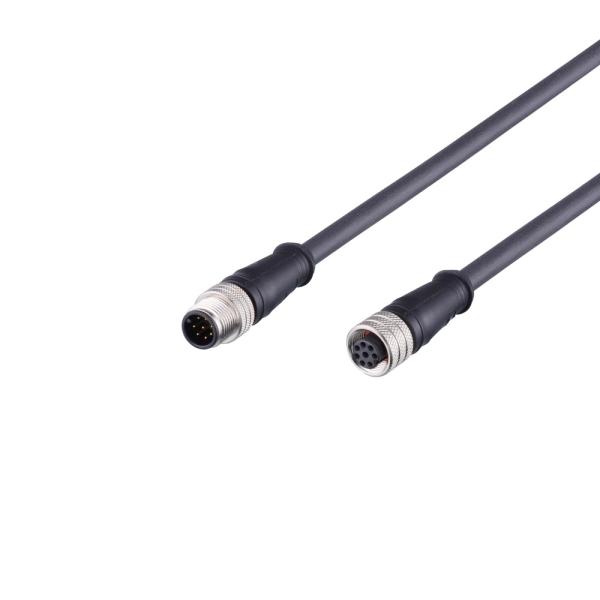 E12281 IFM - Cabo de Ligação IFM M12 Automação Industrial 8 Polos, 2m, PUR, IP68