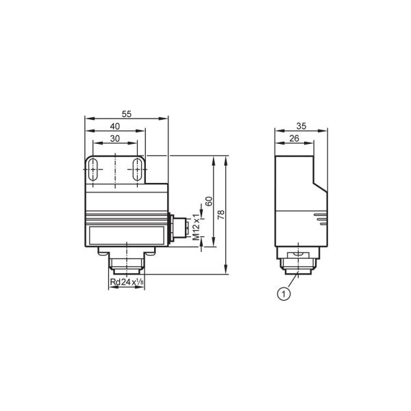 IN5334 IFM - Sensor Duplo Indutivo IFM Acionamentos Oscilantes 4mm PNP IP67