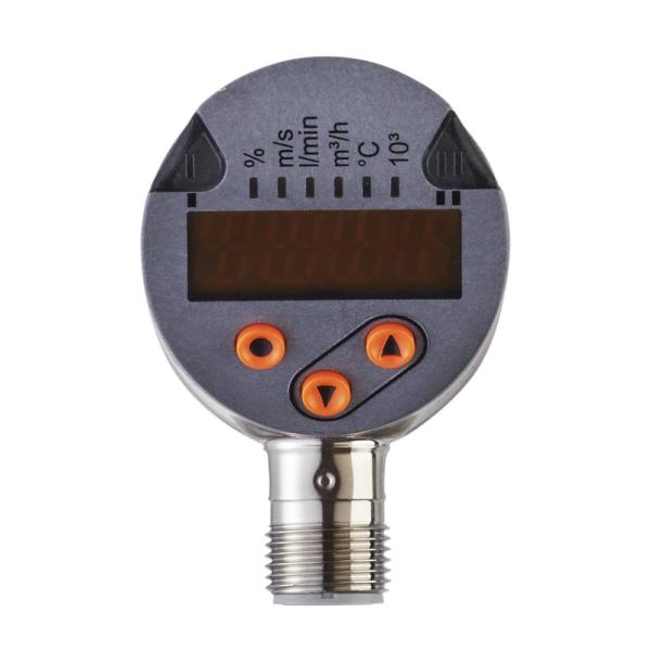SA5000 IFM - Sensor de Fluxo IFM Monitoramento de fluxo e temperatura IO-Link, 100 bar, M18x1,5