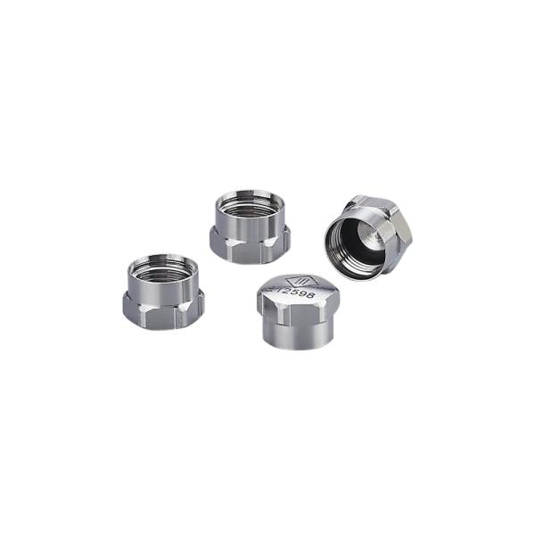 E12598 IFM - Tampa de Proteção M12 Indústria Alimentícia Aço Inox 4 Peças