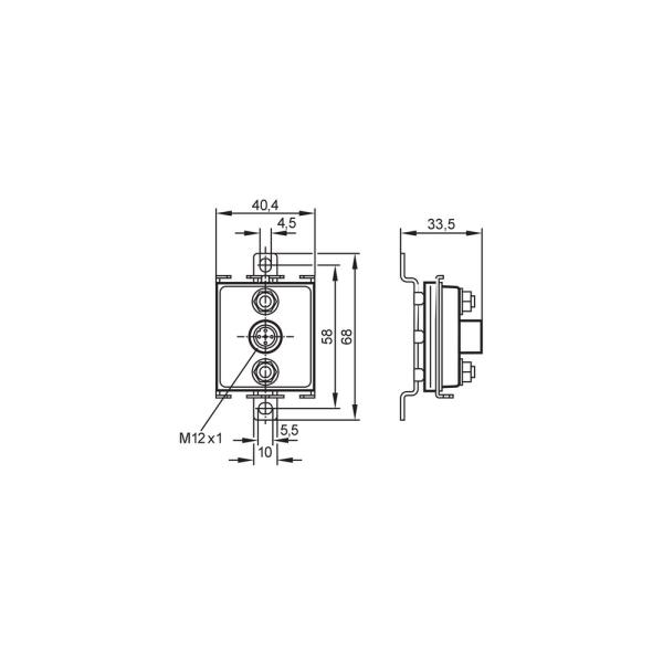 E70354 IFM - Terminal para Cabo Plano AS-Interface Conexão AS-i e 24V IP67 IP68 IP69K