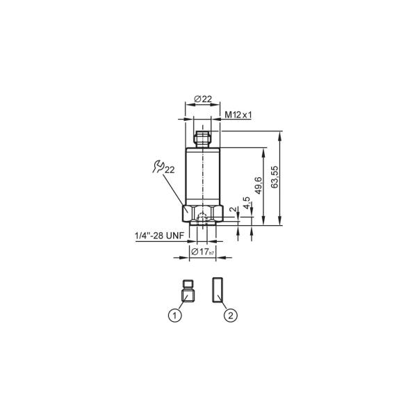 VVB010 IFM - Sensor de Vibração ifm Monitoramento de Máquinas IO-Link 2-10000Hz