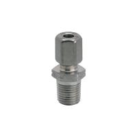 E30049 IFM - Adaptador de Anel Progressivo IFM Conexão de sensores Ø6mm 1/4" NPT Inox 50bar E30049