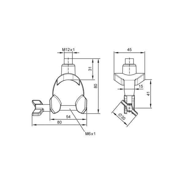 TSM501 IFM - Sensor de Temperatura IFM Monitoramento de Superfícies Pt1000 -25 a 160°C M12