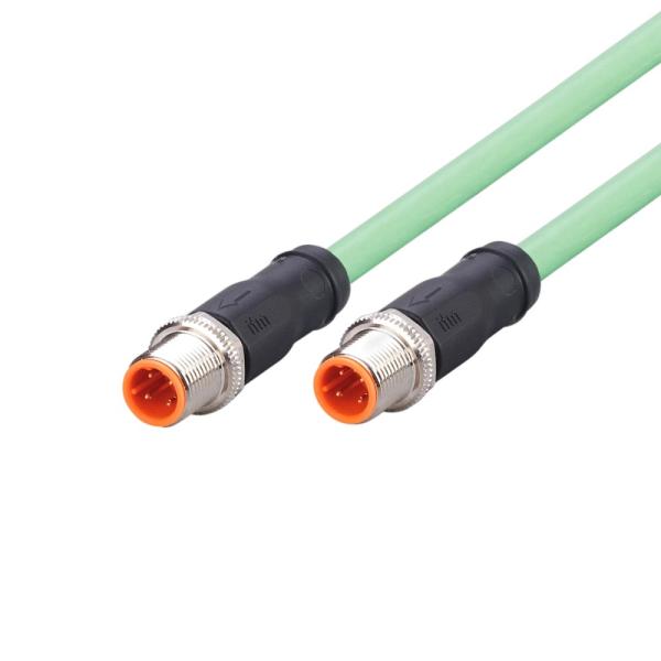 EVC906 IFM - Cabo de Ligação Ethernet Automação Industrial M12 Código D 2m Blindado