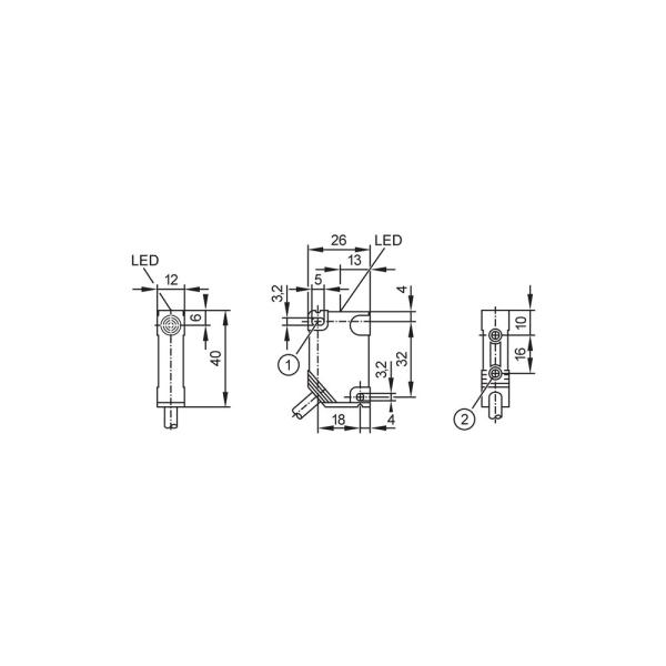 IN0082 IFM - Sensor Indutivo IFM Detecção de objetos 4mm, 2 fios, Cabo 6m