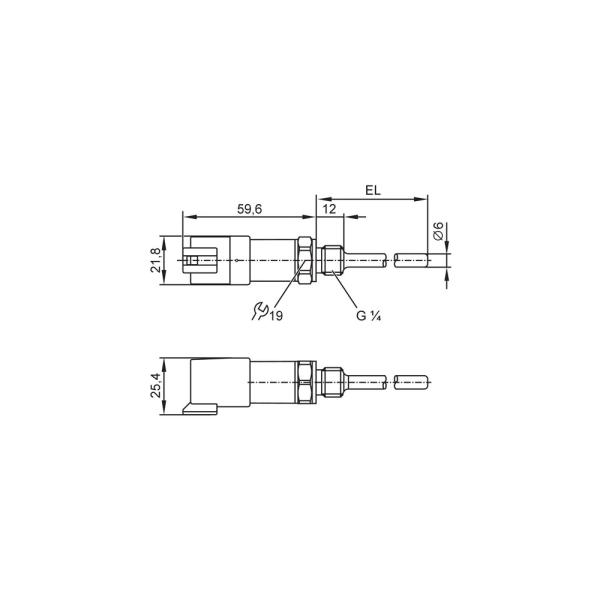 TA4105 IFM - Transmissor de Temperatura ifm Monitoramento de fluidos -50 a 150°C G 1/4