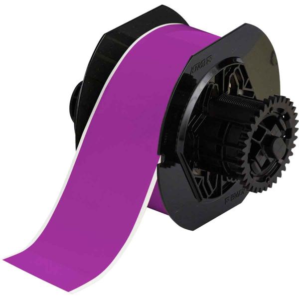 ETIQUETA DE VINIL B595 DE 2.250""X100' LILÁS(57,15MMX30,48M) B30C-2250-595-PL BRADY