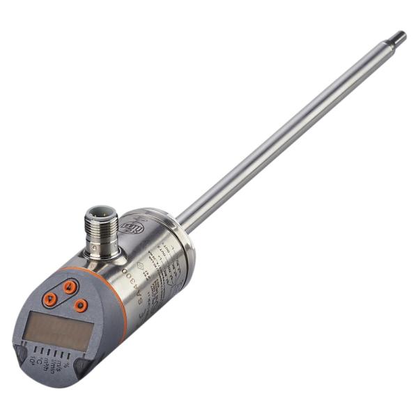 SA4300 IFM - Sensor Fluxo Calorimétrico Monitora vazão/temp IO-Link, -20/100°C, 50bar