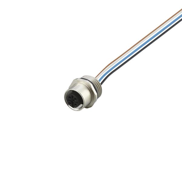 E70156 IFM - Soquete de Instalação ifm Automação Industrial M12 4 Pinos IP68 0,5m