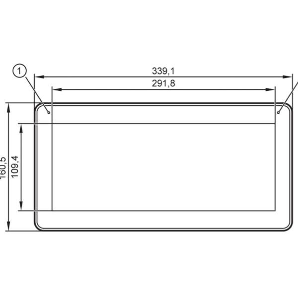 CR1203 IFM - Display Gráfico IFM Controle Máquinas Móveis 12.3" Touchscreen