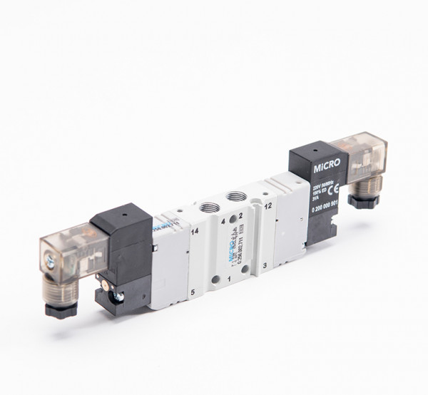 VALV. VM15 GM 5/3 1/8 BIESTAVEL COM. ELETR. C.F. 220V 50/60HZ