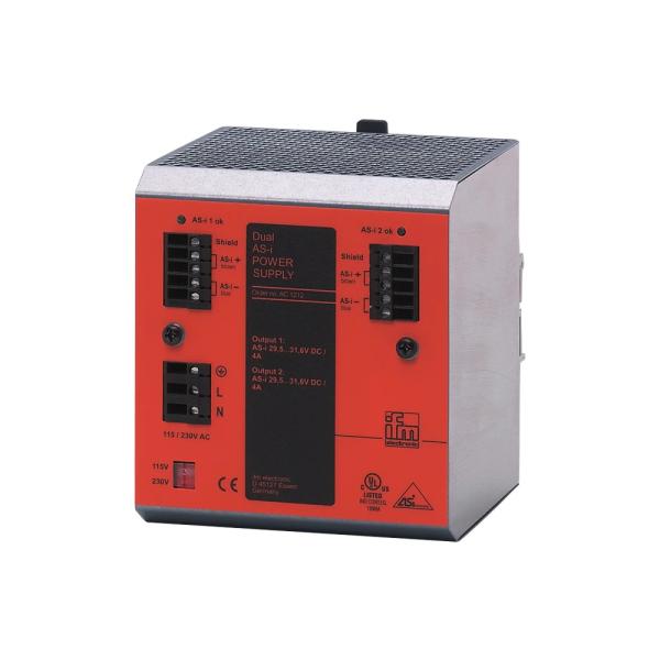 AC1212 IFM - Alimentador Elétrico AS-Interface Comunicação Industrial 230VAC 2x4A