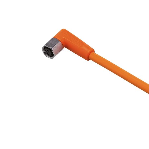 EVT126 IFM - Cabo Conector Fêmea IFM Indústria Alimentícia 2m PVC IP69K