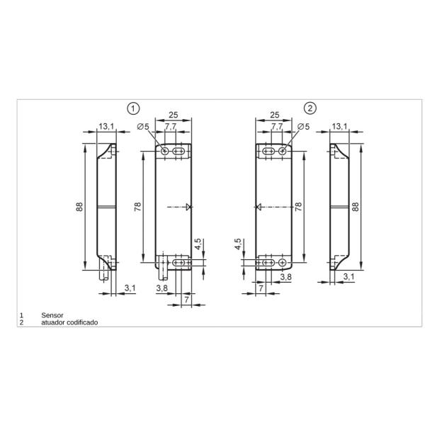 MN500S IFM - Sensor Codificado Magneticamente IFM Segurança Industrial 2NA, 8mm, IP69K, 24V DC