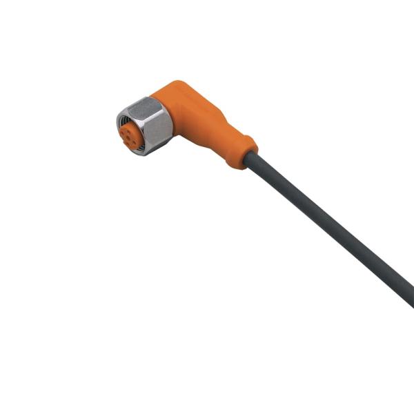 EVM005 IFM - Cabo Conector Fêmea M12 Ambientes Adversos 5m PUR IP69K
