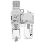 CONJ. DE PREPARACAO DE AR FRL - SERIE AC-D,30, G,3/8 AC30A-F03G-D SMC AC30A-F03G-D