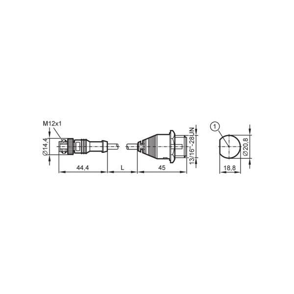 EC2099 IFM - Cabo de Conexão USB IFM Para PDM360 NG 1,5m PVC IP67
