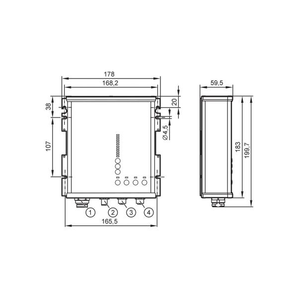 DN4218 IFM - Fonte Chaveada ifm Conv. Tensão Ind. 24V 12.5A IO-Link IP67