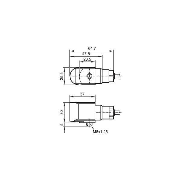 VSP01A IFM - Sensor de Aceleração IFM Monitoramento de Condição 1 Eixo, 2-10000Hz, IP68