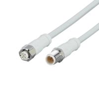 EVF492 IFM - Cabo de Ligação IFM Alimentação de Módulos 1m M12 Reto 4 Polos Inox EVF492