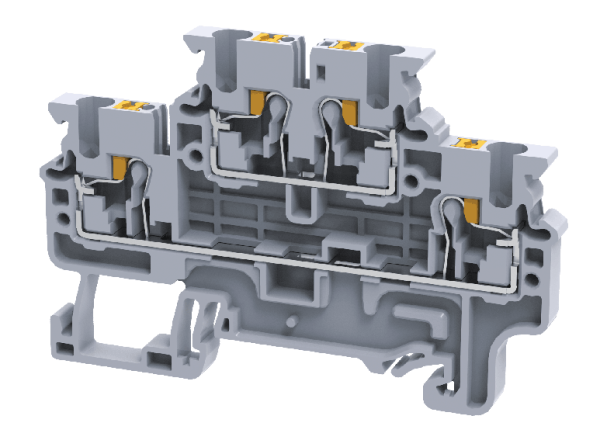 CONECTOR DUPLO 2,5MM² PUSH-IN – CONEXÃO SEM PARAFUSO, RÁPIDA E SEGURA. CPDL2.5