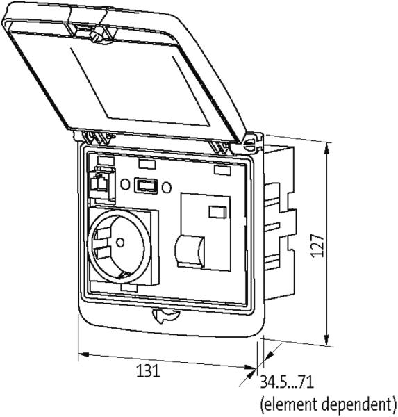 MSDD MOLDURA DBL TRANSPARENTE