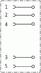 CONECTOR M12 FEMEA 5 POLOS RETO PARAFUSO (4 8MM)