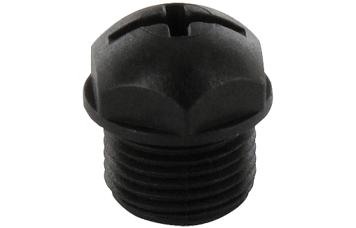 PLUG DE BLIND M12 IP67 PRETO