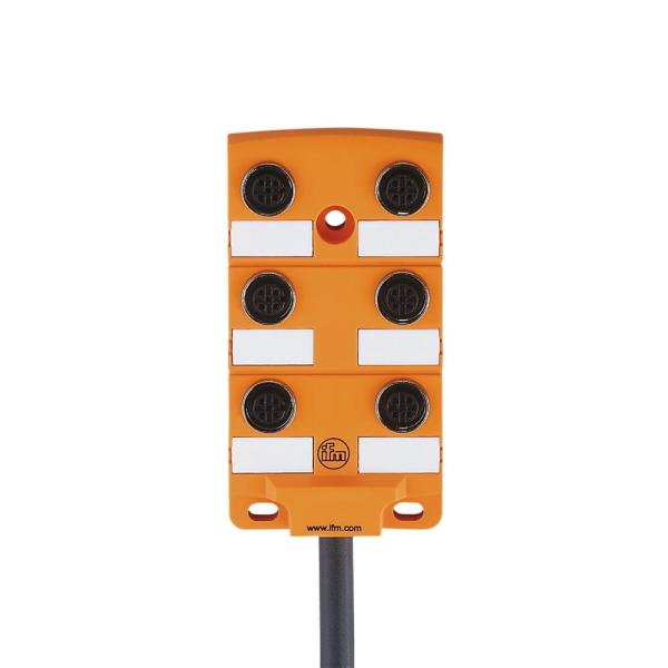 EBC018 IFM - Distribuidor Central IFM Automação Industrial 6 Portas M12 Cabo 5m