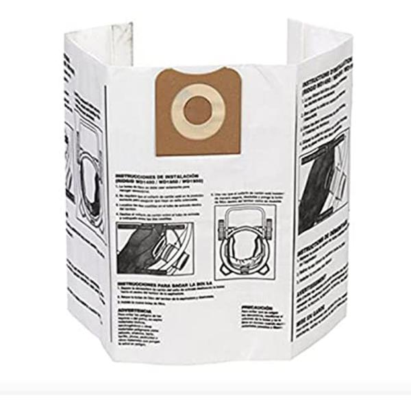 SACO DE PAPEL PARA ASPIRADOR VF-3502 RIDGID