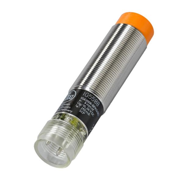 IG5588 IFM - Sensor Indutivo IFM Automação Industrial M18 8mm PNP NA