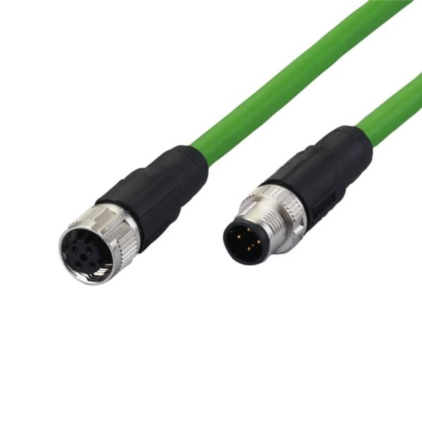 E12424 IFM - Cabo Ethernet IFM Automação Industrial 20m M12 Codificação D Blindado