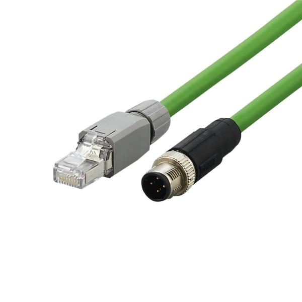 E12205 IFM - Cabo Ethernet Industrial IFM Automação Industrial 20m Blindado M12-RJ45