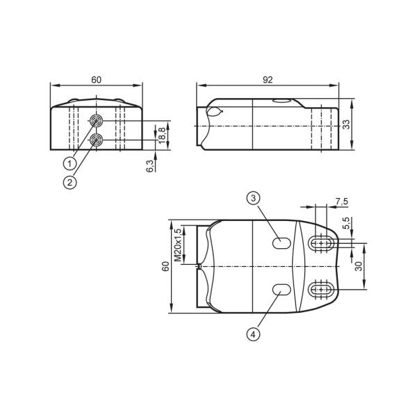 IN5409 IFM - Sensor Indutivo IFM Detecção industrial 4mm PNP 2NA IP67