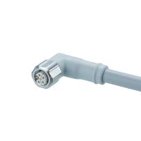 EVF618 IFM - Cabo de Conexão Fêmea M12 Indústria Alimentícia 10m, Codificação L, IP69K EVF618