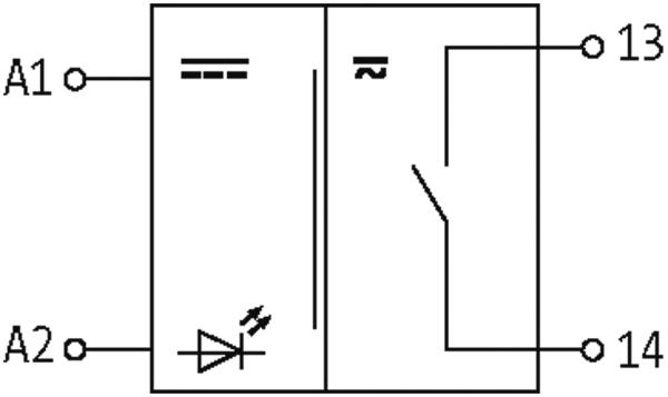 MOD RELE 1CONT N/A IN 230VAC