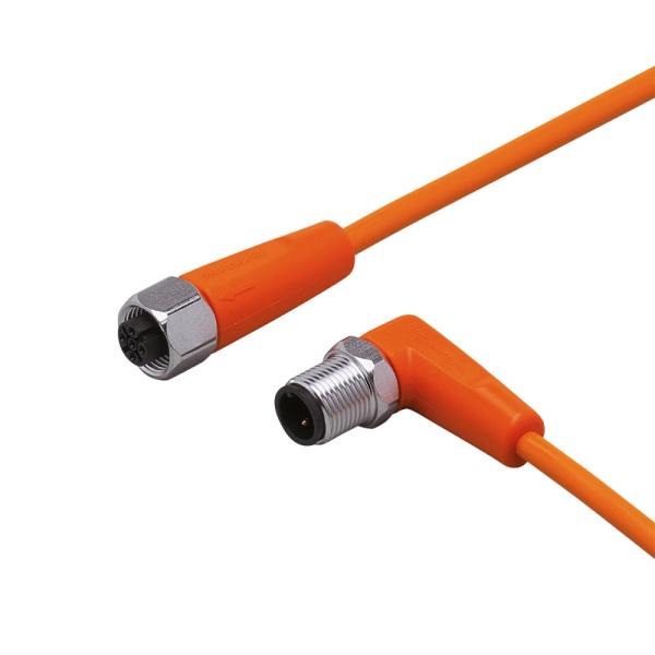 EVT078 IFM - Cabo de Ligação IFM Indústria Alimentícia M12 0,3m PVC IP69K