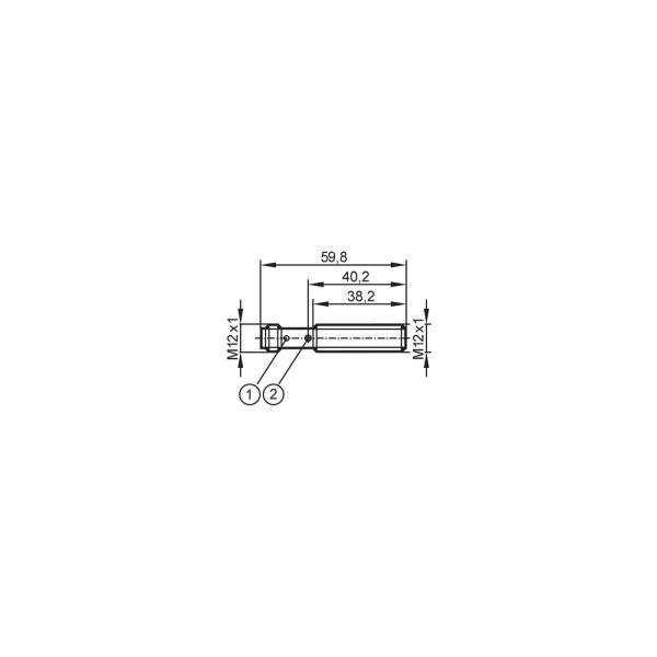KF5001 IFM - Sensor Capacitivo IFM Detecção de nível e objetos M12 PNP NA 1-6mm