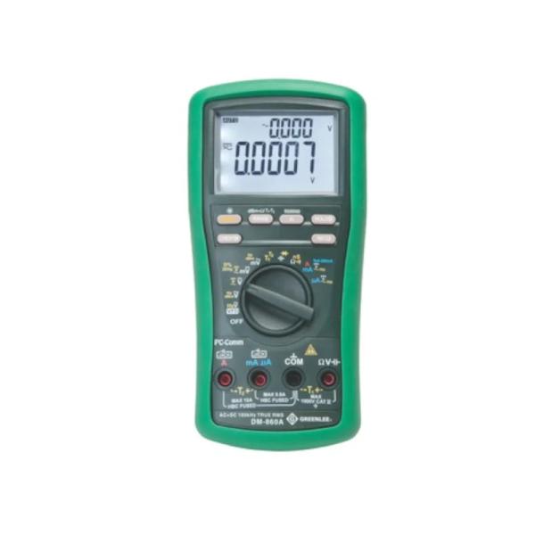 MULTÍMETRO DIGITAL 10A 1000V CAT IV DM-860A GREENLEE