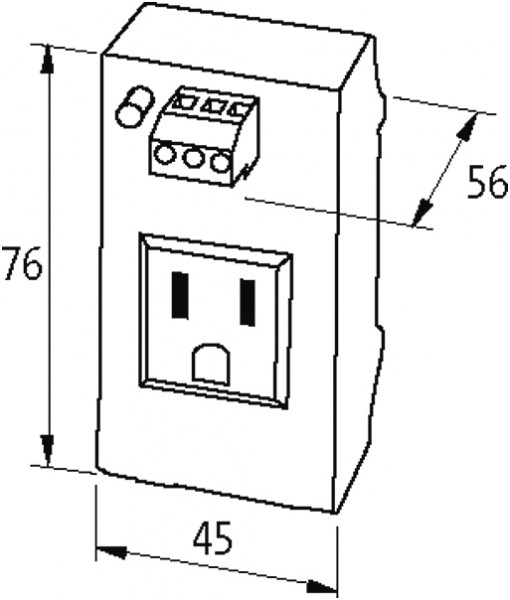 MSVD TOMADA NEMA 5-15