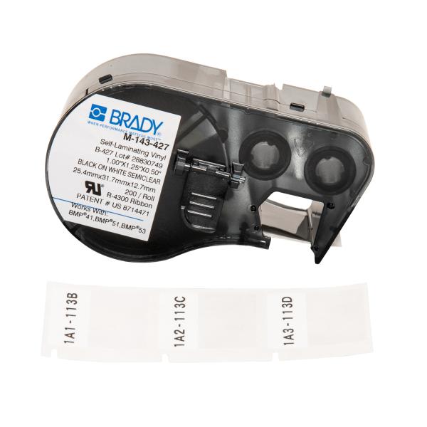 ETIQUETA BMP41/51/53 EM B427 AUTOLAMINAVEL BRANC