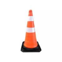 CONES ZEBRADOS AMARELO E PRETO 75CM C2483BRADY BDY-6375