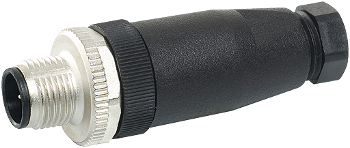 CONNECTOR PARAF M12 MACHO 8 POLOS RETO (6 8MM)