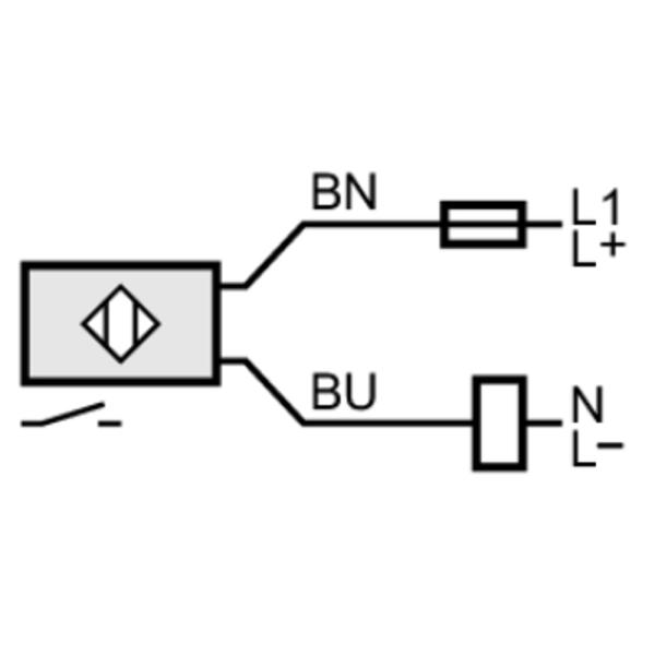 IN0082 IFM - Sensor Indutivo IFM Detecção de objetos 4mm, 2 fios, Cabo 6m