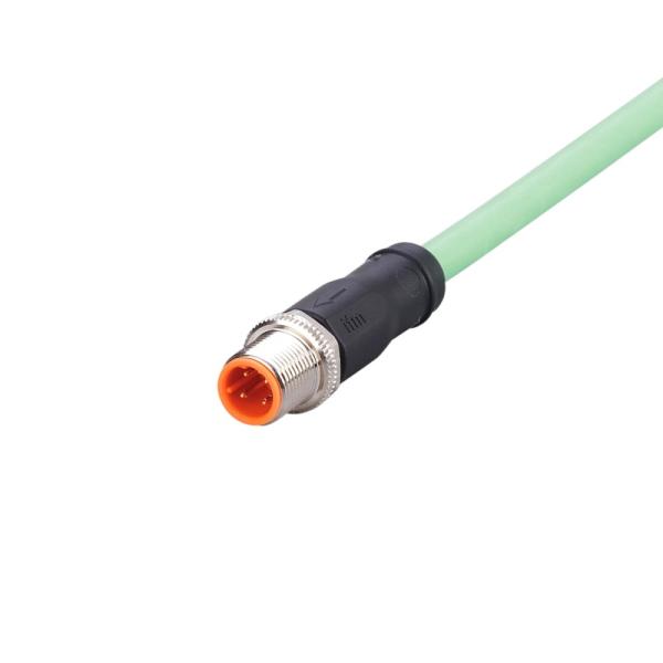EVC893 IFM - Cabo Ethernet M12 Automação Industrial 2m Blindado PROFINET